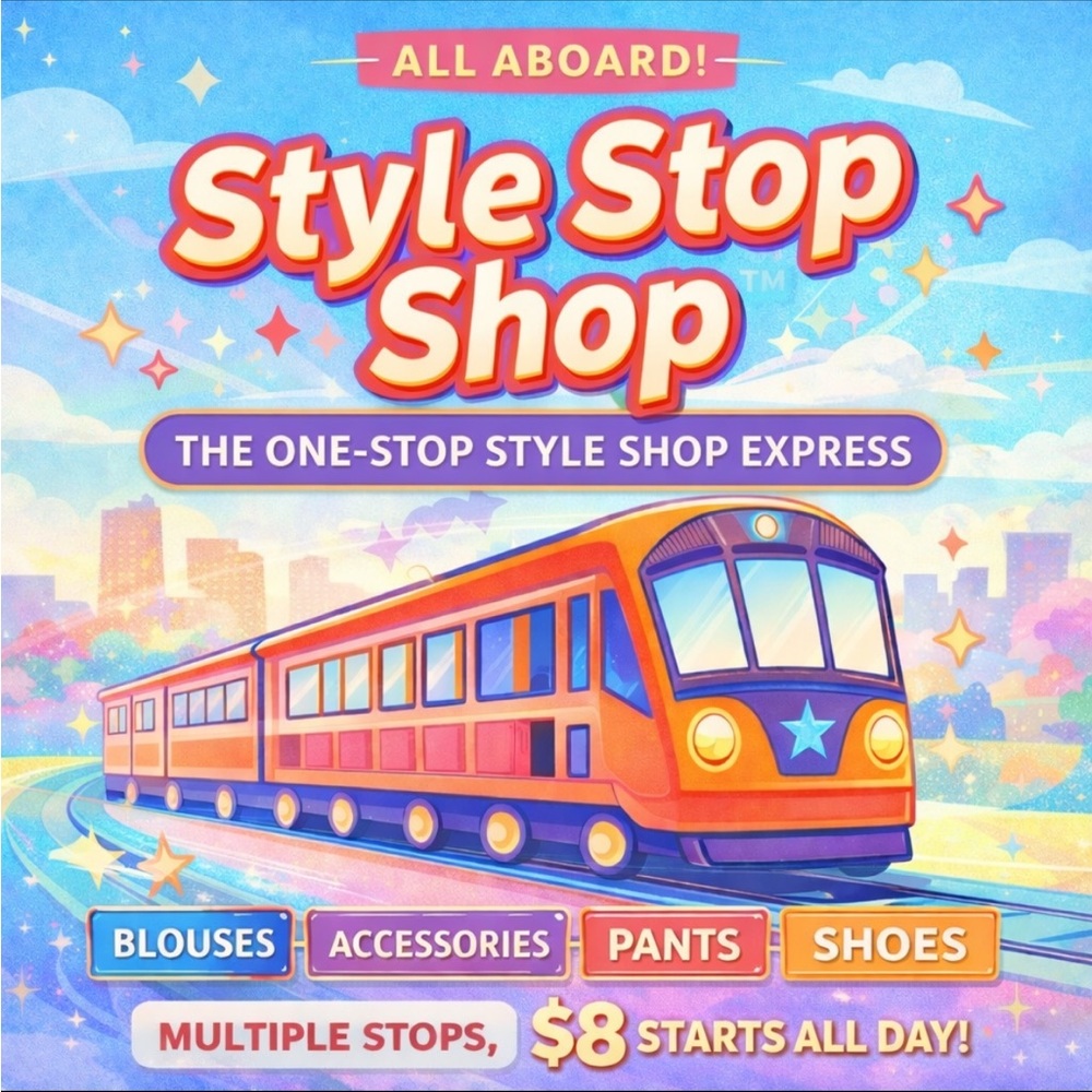 Style Stop shop monthly Train Show Flyer